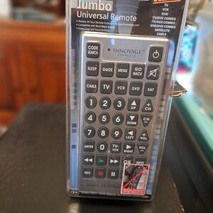 New In Package Innovage Jumbo Universal Remote Control 11 X 5